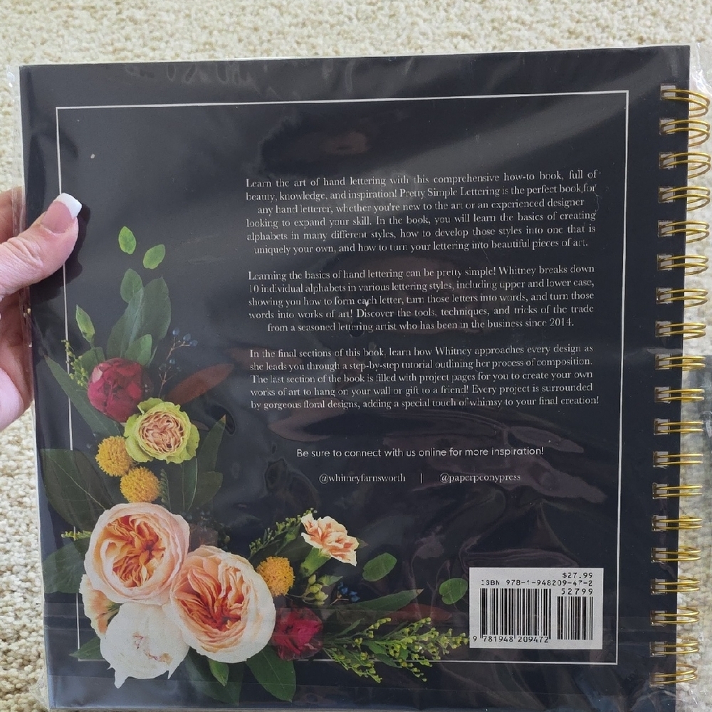 Pretty Simple Lettering Book and Calligraphy Set Brand NEW - Picture 3 of 7